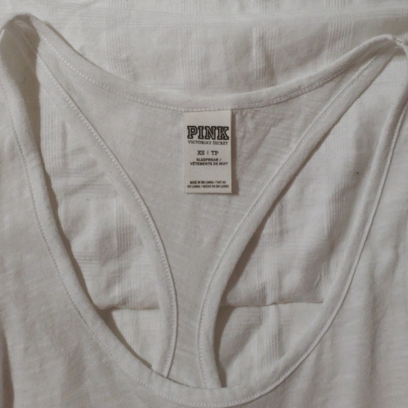 White Racerback Tank - Picture 2 of 3